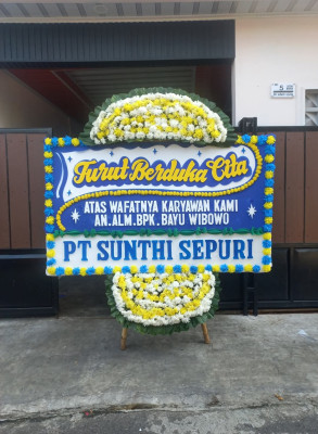 Papan Bunga Duka di Palmatak
